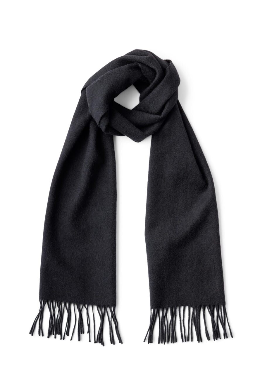 3150 100% Pure Cashmere Scarf, Warm and Comfortable Black